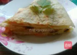 Illustration of how to make diced carrot and potato shredded cake 9