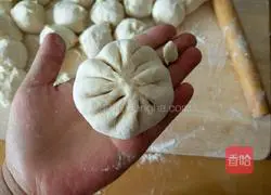 Illustration of how to make pork and zucchini buns 12