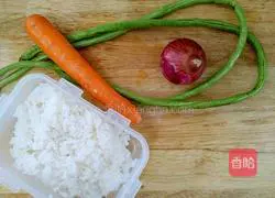 Cowpea and soy sauce fried rice Illustration of how to do it 1