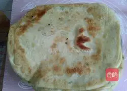 Illustration of home-style scallion pancakes 14