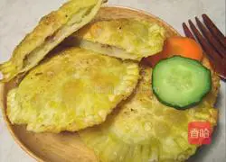 Illustration of how to make dumpling skin pancakes 8