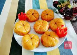 Illustration of how to make steamed pumpkin cake 4