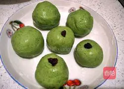 Wild vegetable grass cake recipe 7