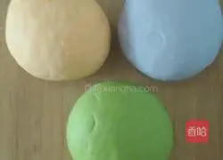 Illustration of how to make colorful dumplings 2