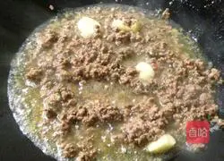 Illustration of how to make mutton fried rice 5