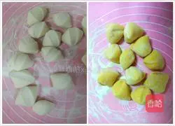 Illustration of how to make gold and silver ingot dumplings 3