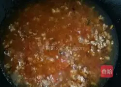 Illustration of how to make tomato minced meat noodles 8