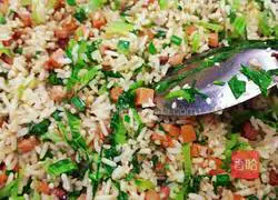 Mustard Green Pork Fried Rice Recipe Illustration 18