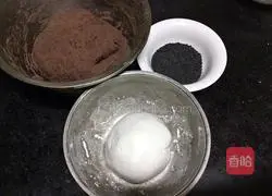 Black Sesame Glutinous Rice Cake Recipe Illustration 1