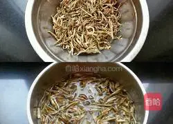 Illustration of how to make dried vegetable buns 1