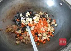 Zhajiang, purple potato noodles recipe illustration 8