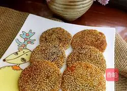 Illustration of how to make pumpkin pie with black sesame filling 9