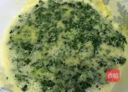 Illustration of how to make shepherd's purse egg pancake 12