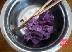 Purple Sweet Potato Glutinous Rice Cake Illustration of how to do it 3