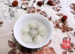 Illustration of how to make glutinous rice balls 9