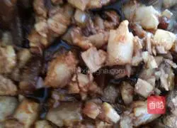 Illustration of how to make braised pork and pumpkin stuffed buns 7