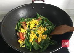 Illustration of how to make ham and vegetable fried noodles 5