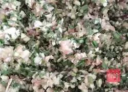 Illustration of how to make leek, cabbage and pork dumplings 7