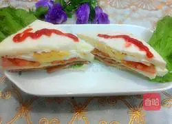 Illustration of how to make homemade sandwiches 9