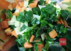 Illustration of how to make egg fried rice 2