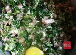 Illustration of how to make vegetable and meat wontons 4