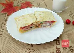 Illustration of how to make egg crust sandwich 15