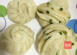 How to make flower rolls and steamed buns Illustration of practice 16