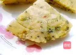 Illustration of how to make green onion cake 17