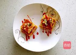 Illustration of how to make breakfast egg pancakes 6