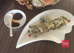 Illustration of how to make purslane and egg pancakes 10