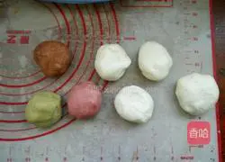 Illustration of how to make Yuhuashi glutinous rice balls 10