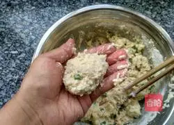 Tofu Illustration of how to make green onion pancake 6