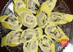 Illustration of how to make meat egg pancakes 6