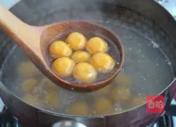 Illustration of making rice dumplings with fermented pumpkin 5