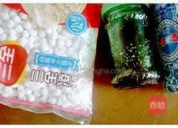 Illustration of how to cook glutinous rice balls with rice wine and osmanthus 1