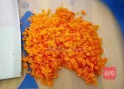 Illustration of how to make carrot and corn dumplings 4