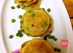 Illustration of how to make shrimp, potato and yam cake 11