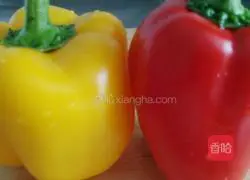 Illustration of how to make shrimp and pepper fried rice 1