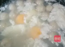 Illustration of how to make glutinous glutinous rice balls 8