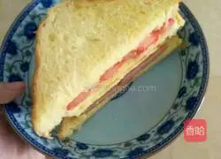 Illustration of how to make a simple sandwich 3