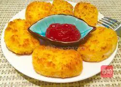 Illustration of how to make golden steamed buns 8