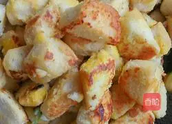 Illustration of home-style fried steamed buns 3