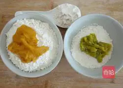 Illustration of how to make pumpkin pattern steamed buns 6