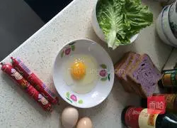  Simple version with love Illustration of how to make a sandwich 1