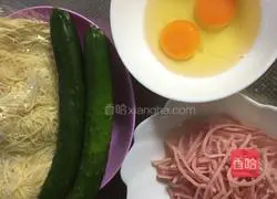 Illustration of how to make cold noodles 3 