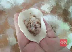 Illustration of how to make shrimp dumplings (including dumpling skins) 5
