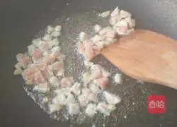 Illustration of making soybean paste cold noodles 3