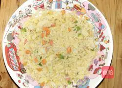 Golden Fried Rice Recipe Illustration 5