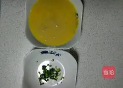 Illustration of how to make egg fried rice 1