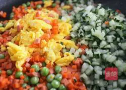 Pineapple Fried Rice Recipe Illustration 6 